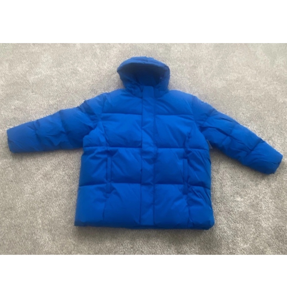Men’s Hooded Puffer Coat Blue Size 3X Big